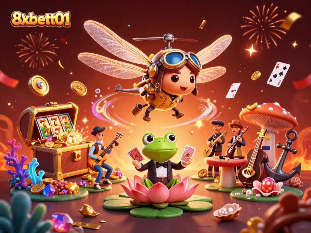 Experience thrilling gameplay at 8xbett01 with vibrant characters and high-energy casino action!