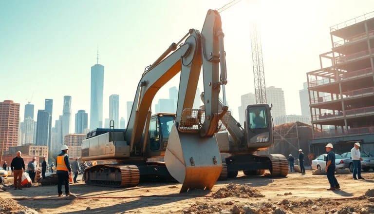 Sicher Bagger mieten Hannover für Baustellen