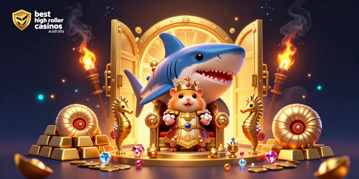 Discover top game strategies at the best high roller casinos Australia in an engaging 3D illustration.