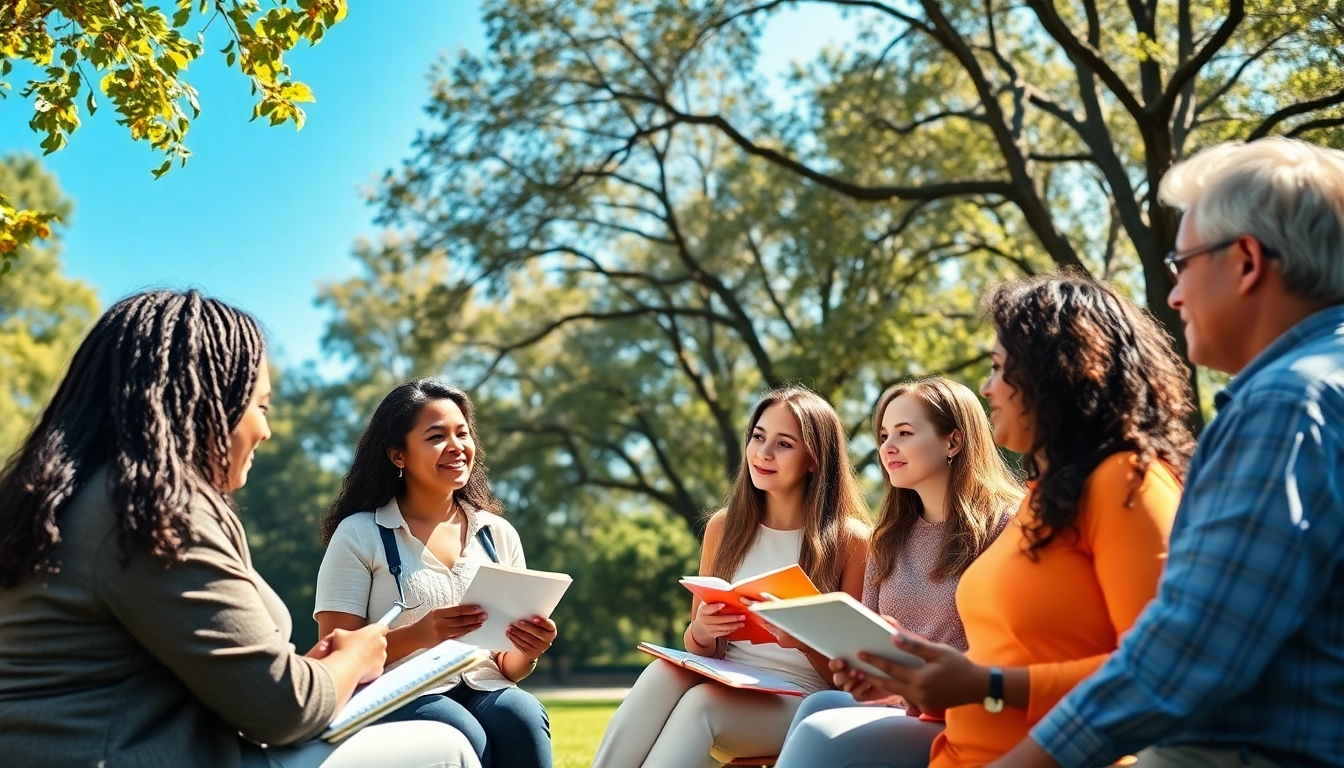 Promote mental health awareness through a supportive community gathering in a park.