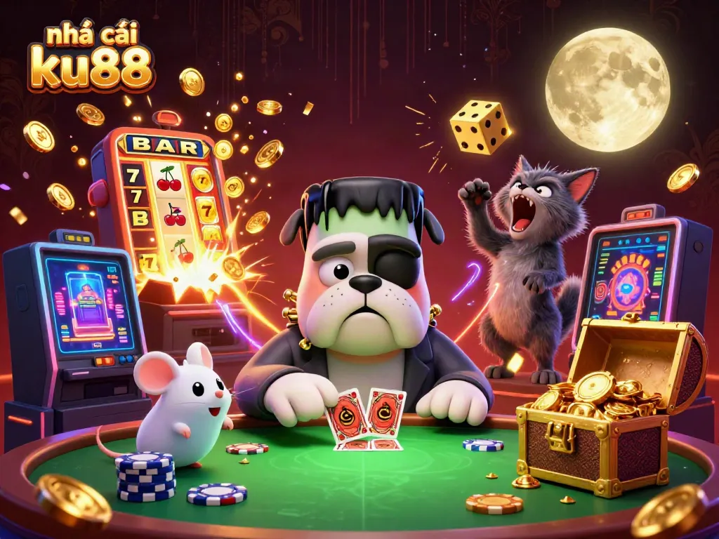 Experience thrilling gameplay at nhà cái ku88 with unique characters and exciting casino elements.