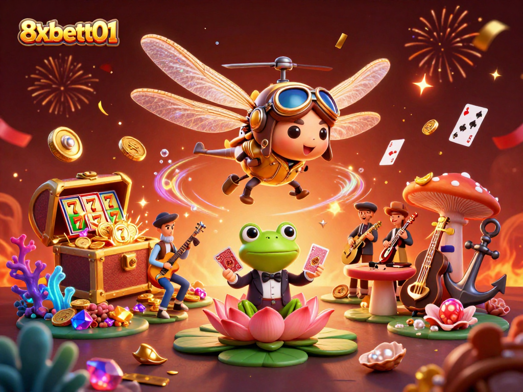 Experience thrilling gameplay at 8xbett01 with vibrant characters and high-energy casino action!