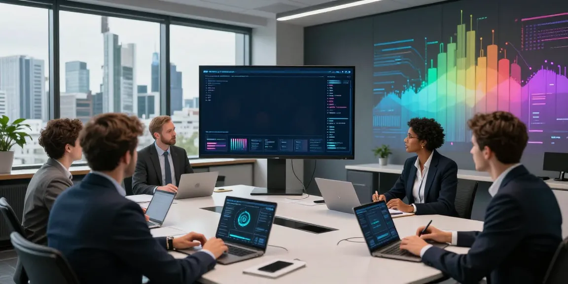 Cybersecurity Frankfurt: Team im strategischen Meeting zur IT-Sicherheit