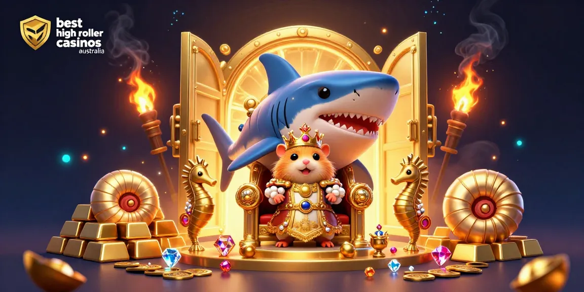 Discover top game strategies at the best high roller casinos Australia in an engaging 3D illustration.